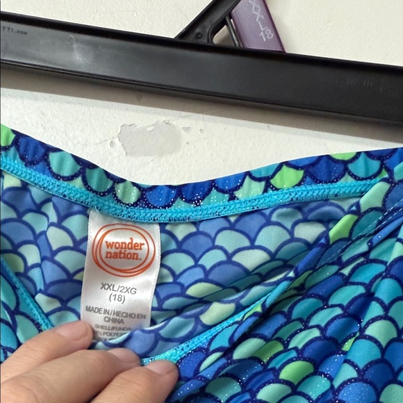 Wonder Nation mermaid tail swim cover up - Picture 2 of 2